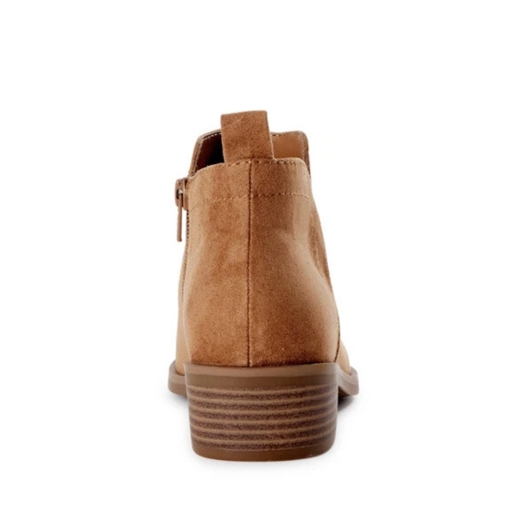 NEW Suede Ankle Boots Booties Shoes Women's Sz 11 - Picture 3 of 6